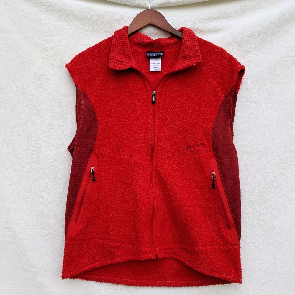 Patagonia Red Retro Two-Tone Retool Vest